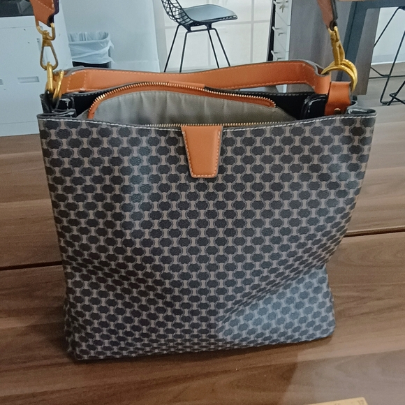 Stylish Black and Brown Women's Bag - Picture 2 of 9